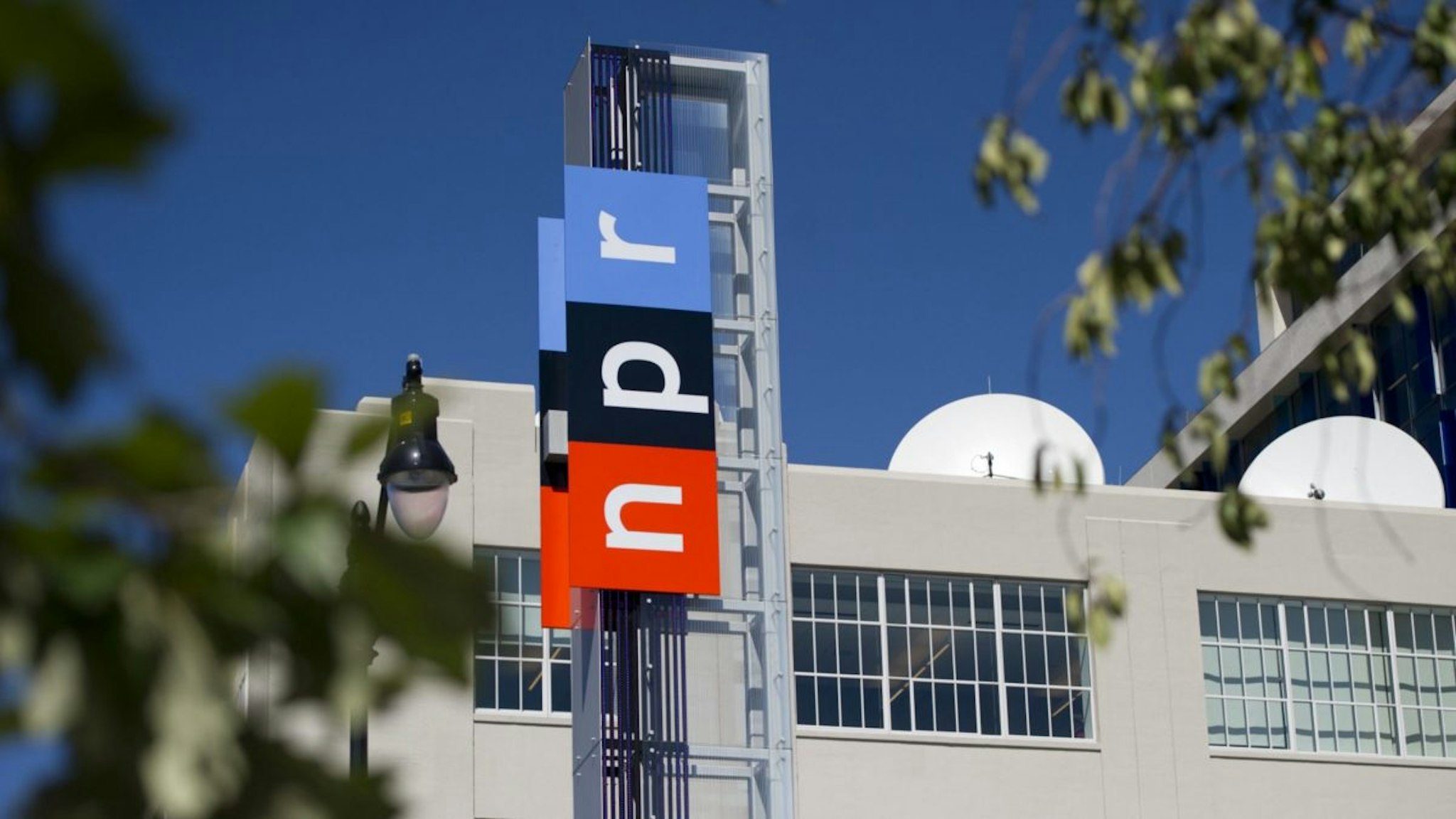 The headquarters for National Public Radio, or NPR, are seen in Washington, DC, September 17, 2013.