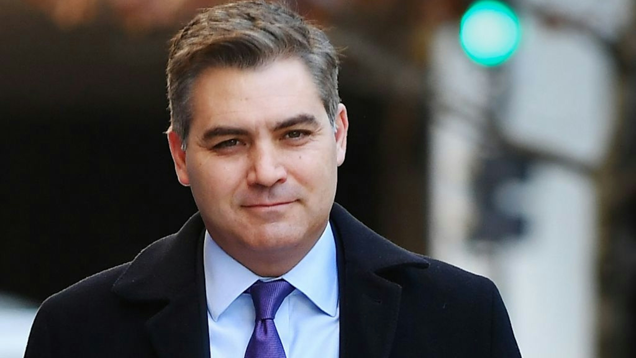 CNN White House correspondent Jim Acosta arrives at US District Court in Washington, DC, on November 16, 2018, where Judge Timothy Kelly ordered the White House to reinstate Acosta's press credentials