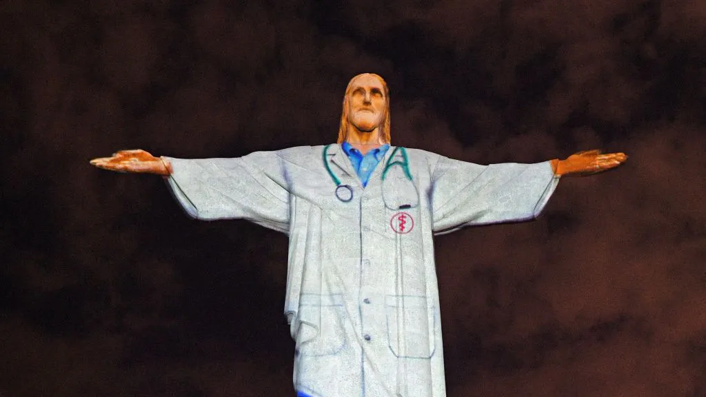 WATCH: Rio De Janeiro’s Christ The Redeemer Statue Lit Up With Vaccine Message
