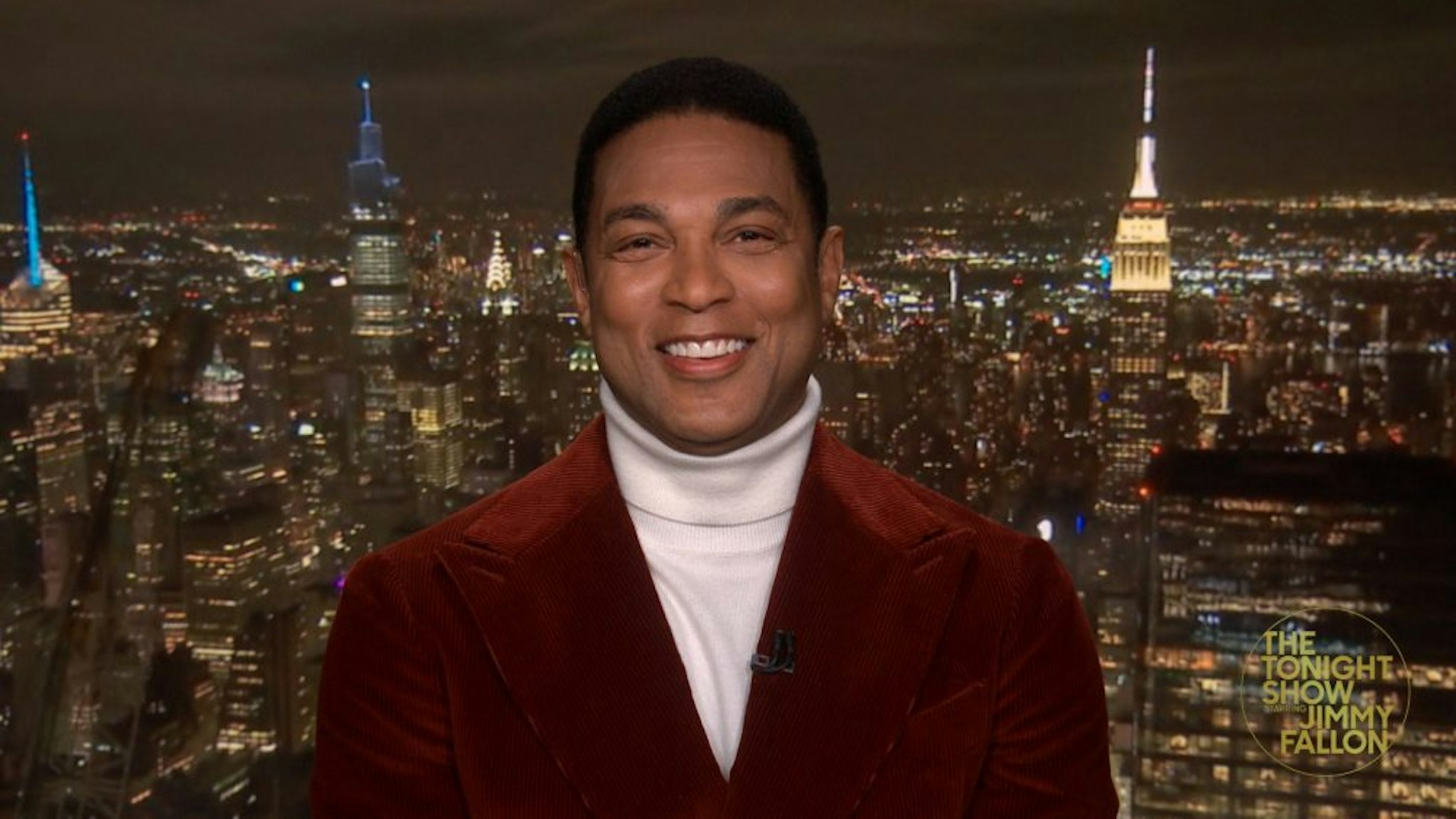THE TONIGHT SHOW STARRING JIMMY FALLON -- Episode 1422A -- Pictured in this screengrab: Television journalist Don Lemon during an interview on March 11, 2021
