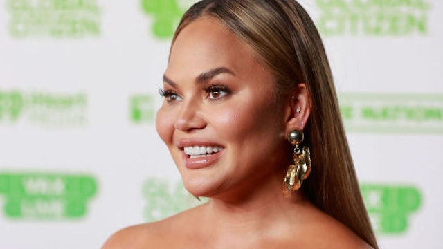 In this image released on May 2, Chrissy Teigen attends Global Citizen VAX LIVE: The Concert To Reunite The World at SoFi Stadium in Inglewood, California.