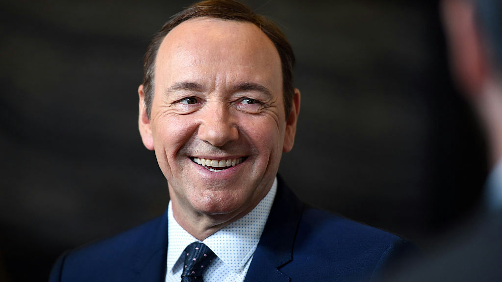 HOLLYWOOD, CA - APRIL 25: Actor Kevin Spacey arrives at the 4th Annual Reel Stories, Real Lives event benefiting the Motion Picture &amp; Television Fund at Milk Studios on April 25, 2015 in Hollywood, California. (Photo by Amanda Edwards/WireImage)