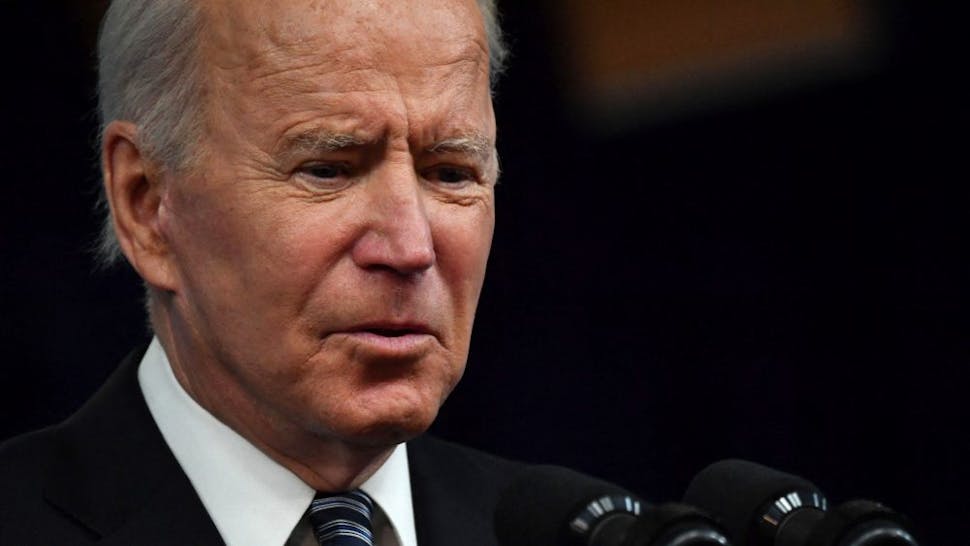 US-HEALTH-VIRUS-POLITICS US President Joe Biden delivers remarks on Covid-19 response and the vaccination program, from the South Court Auditorium of the White House, Washington, DC on May 12, 2021.