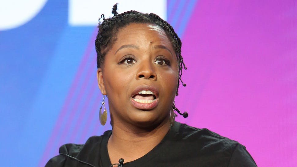 Viacom Winter TCA 2019 PASADENA, CALIFORNIA - FEBRUARY 11: Producer Patrisse Cullors attends the Viacom Winter TCA 2019 panel on February 11, 2019 in Pasadena, California.