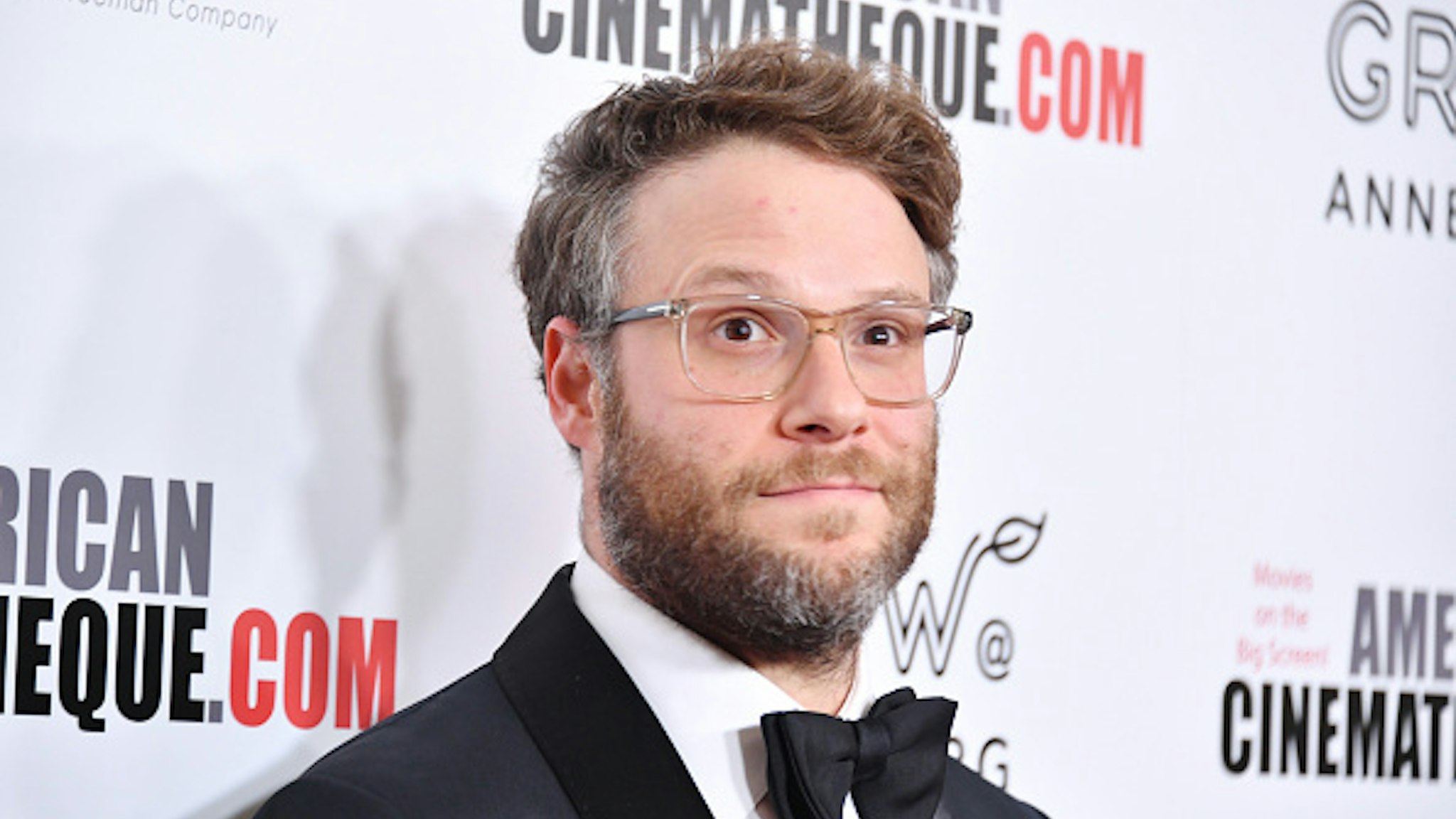 BEVERLY HILLS, CALIFORNIA - NOVEMBER 08: Seth Rogen attends the 33rd American Cinematheque Award Presentation Honoring Charlize Theron at The Beverly Hilton Hotel on November 08, 2019 in Beverly Hills, California.