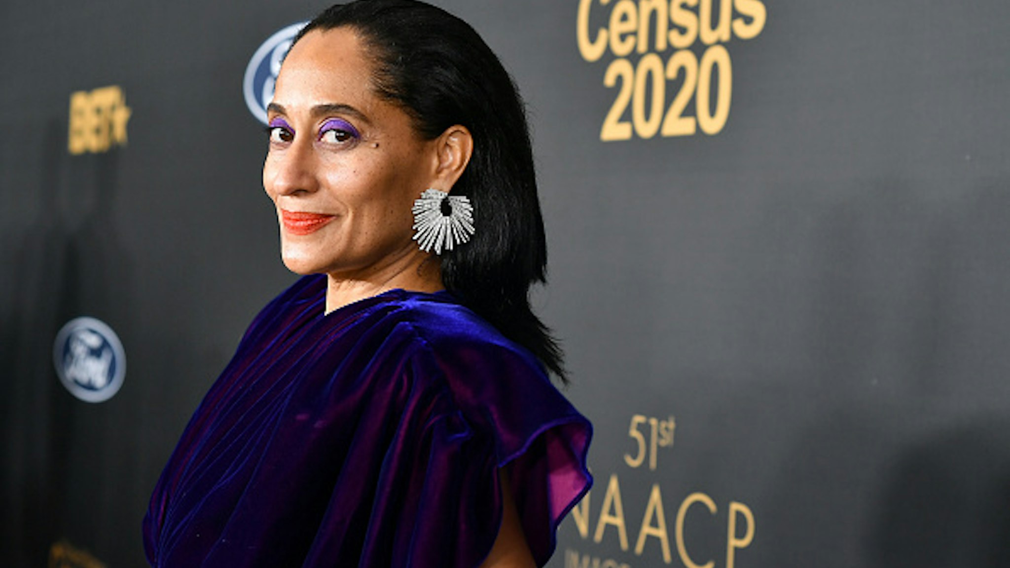 PASADENA, CALIFORNIA - FEBRUARY 22: Tracee Ellis Ross attends the 51st NAACP Image Awards, Presented by BET, at Pasadena Civic Auditorium on February 22, 2020 in Pasadena, California.