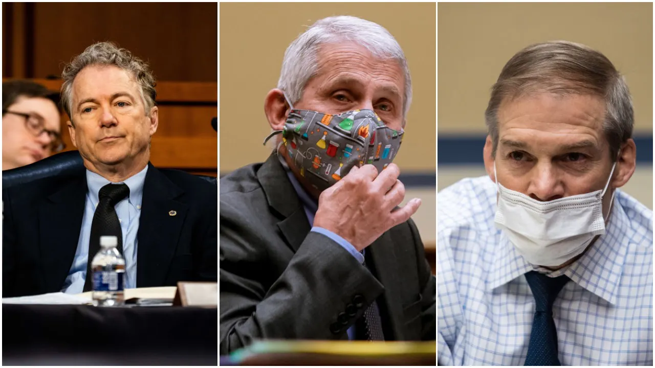 Fauci Complains About Being ‘Politicized’ By ‘Extreme People’ Such As Jim Jordan, Rand Paul