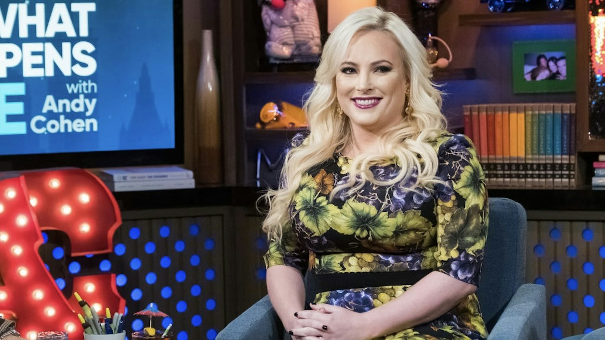 Watch What Happens Live With Andy Cohen - Season 16 WATCH WHAT HAPPENS LIVE WITH ANDY COHEN -- Pictured: Meghan McCain -- (Photo by: Charles Sykes/Bravo/NBCU Photo Bank/NBCUniversal via Getty Images) Bravo / Contributor via Getty Images