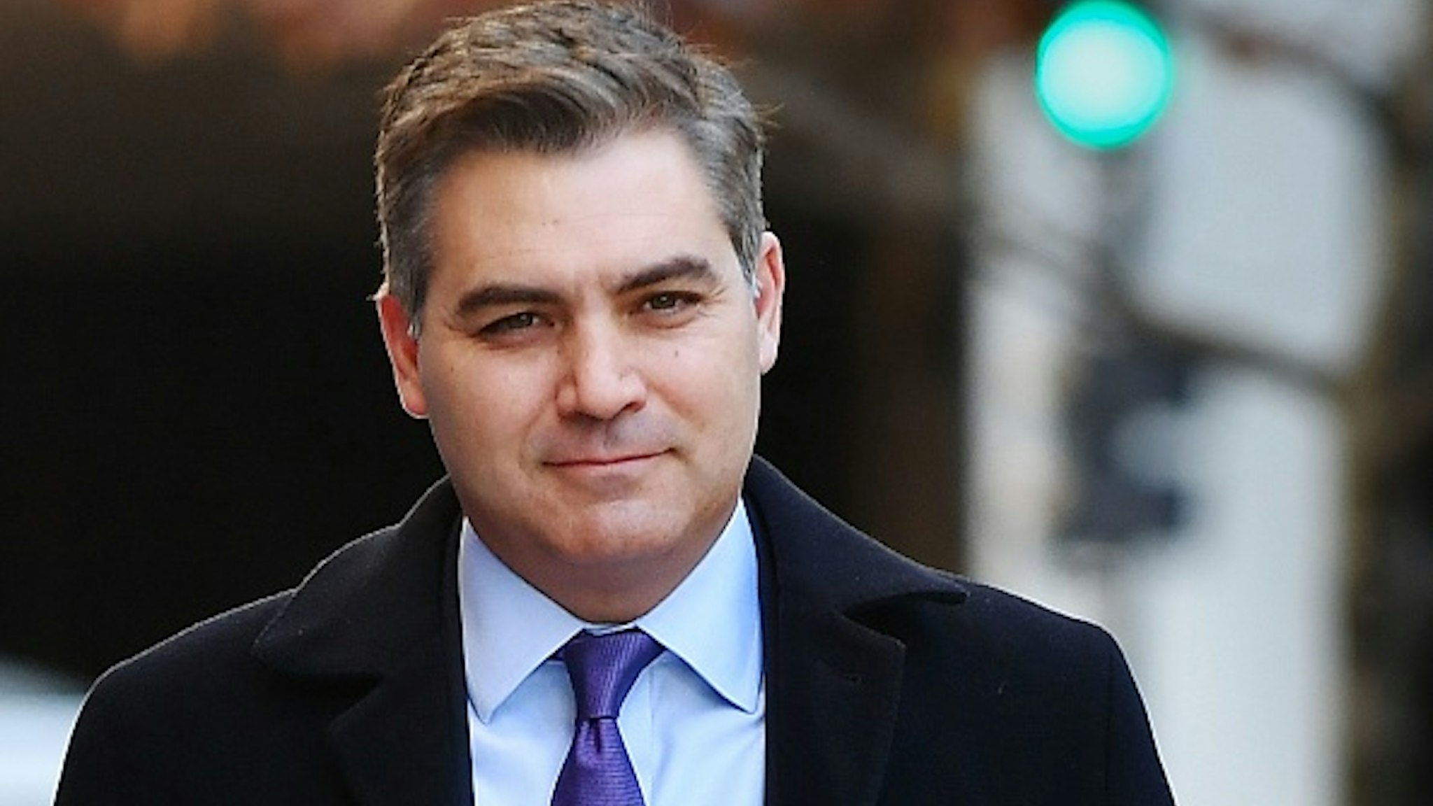 CNN White House correspondent Jim Acosta arrives at US District Court in Washington, DC, on November 16, 2018, where Judge Timothy Kelly ordered the White House to reinstate Acosta's press credentials. - The White House agreed to allow CNN reporter Jim Acosta back in after a judge ruled that the star journalist was improperly banned following a testy exchange at a press conference with President Donald Trump.