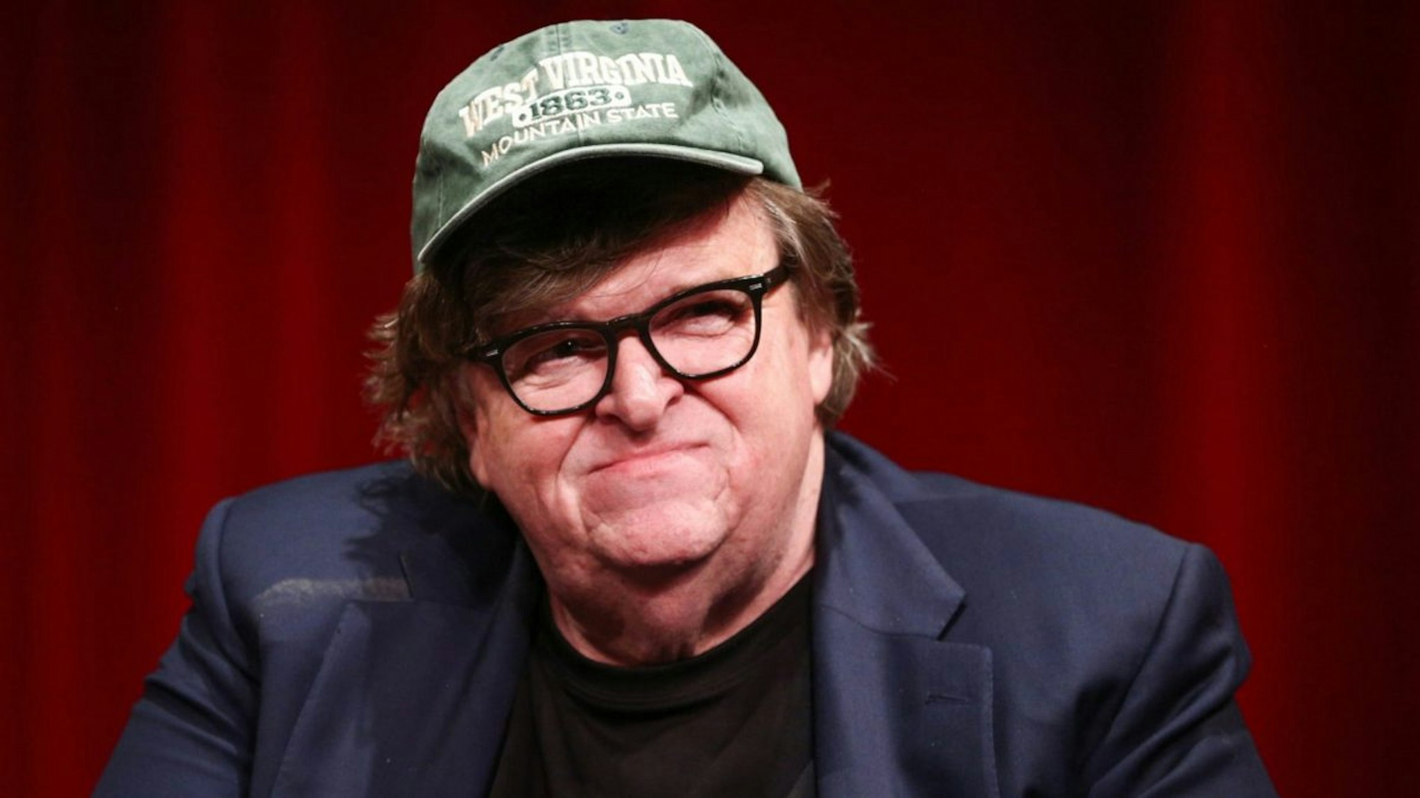Michael Moore attends the premiere of Briarcliff Entertainment's "Fahrenheit 11/9" at Samuel Goldwyn Theater on September 19, 2018 in Beverly Hills, California.