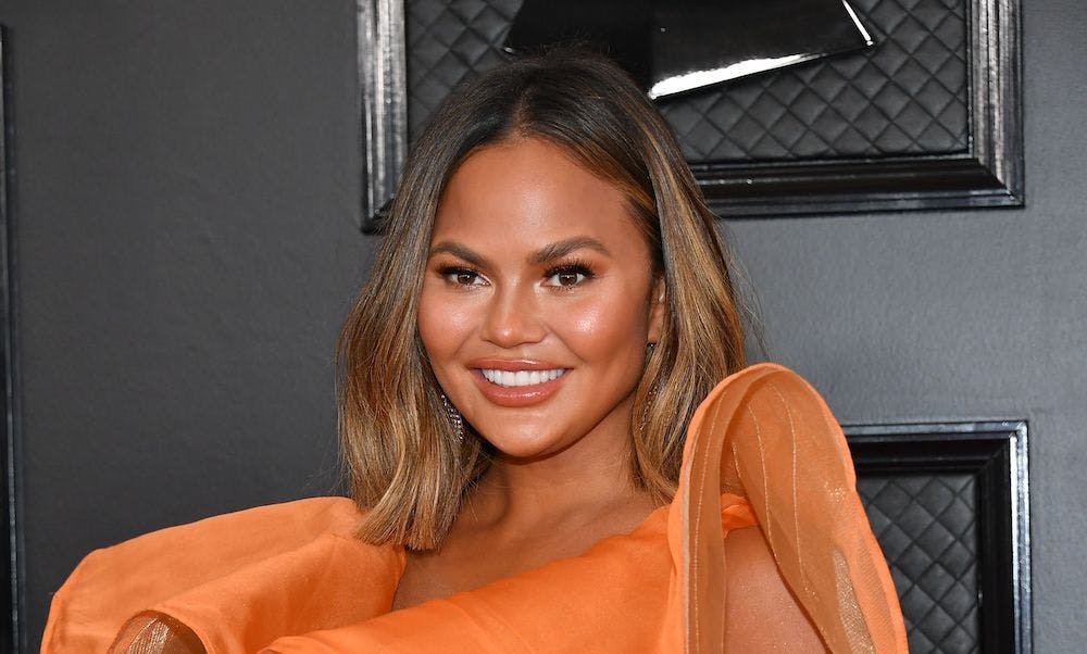 LOS ANGELES, CALIFORNIA - JANUARY 26: Chrissy Teigen attends the 62nd Annual GRAMMY Awards at Staples Center on January 26, 2020 in Los Angeles, California. (Photo by Amy Sussman/Getty Images)