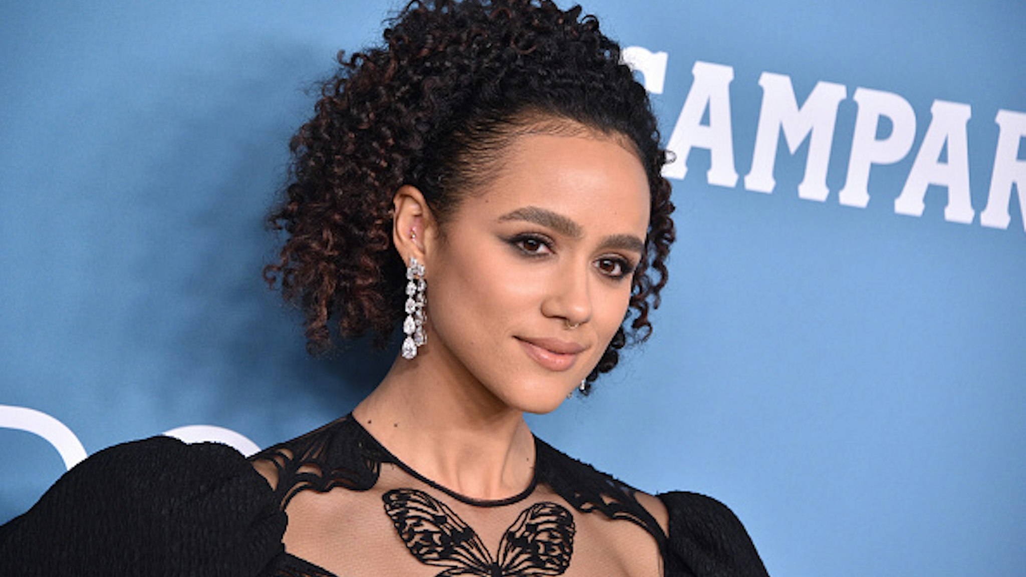 BEVERLY HILLS, CALIFORNIA - JANUARY 28: Nathalie Emmanuel attends the 22nd CDGA (Costume Designers Guild Awards) at The Beverly Hilton Hotel on January 28, 2020 in Beverly Hills, California.