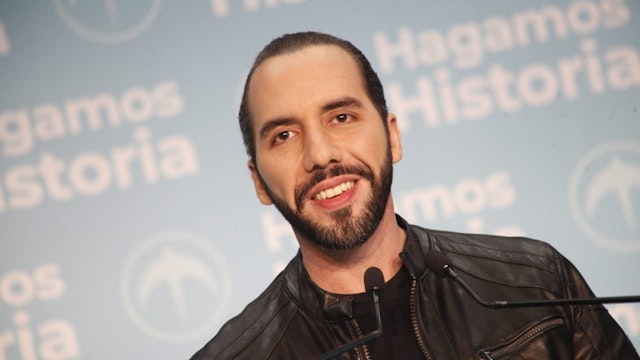SAN SALVADOR, EL SALVADOR - FEBRUARY 03: Nayib Bukele, candidate for the presidency of El Salvador for the Great National Alliance (GANA) makes his vote as part of the 2019 Presidential Elections on February 3, 2019 in San Salvador, El Salvador. Bukele will become the first President not elected from the left-right-wing parties that have ruled El Salvador since 1989.