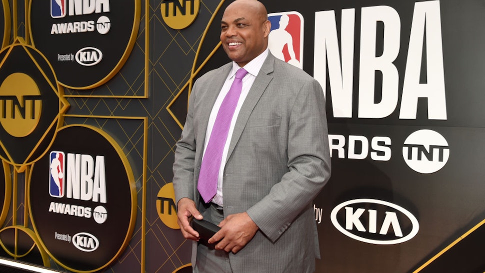 SANTA MONICA, CALIFORNIA - JUNE 24: Charles Barkley attends the 2019 NBA Awards presented by Kia on TNT at Barker Hangar on June 24, 2019 in Santa Monica, California. (Photo by Michael Kovac/Getty Images for Turner Sports)