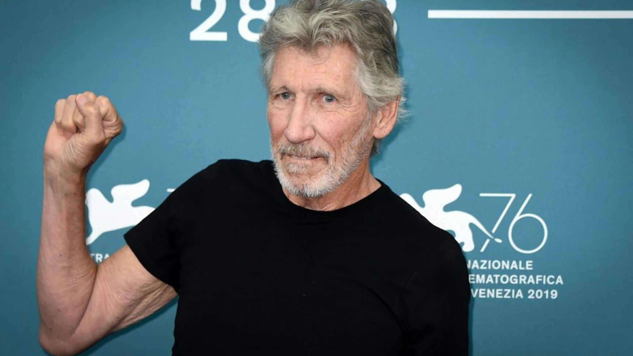 VENICE, ITALY - SEPTEMBER 06: Roger Waters attends the "Roger Waters Us + Them" Photocall during the 76th Venice Film Festival at on September 06, 2019 in Venice, Italy.