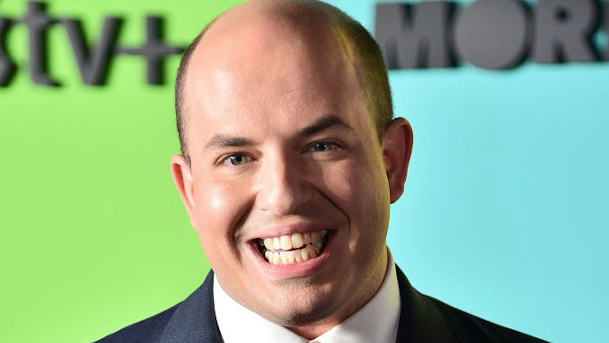 Brian Stelter attends the Apple TV+'s "The Morning Show" World Premiere at David Geffen Hall on October 28, 2019 in New York City.
