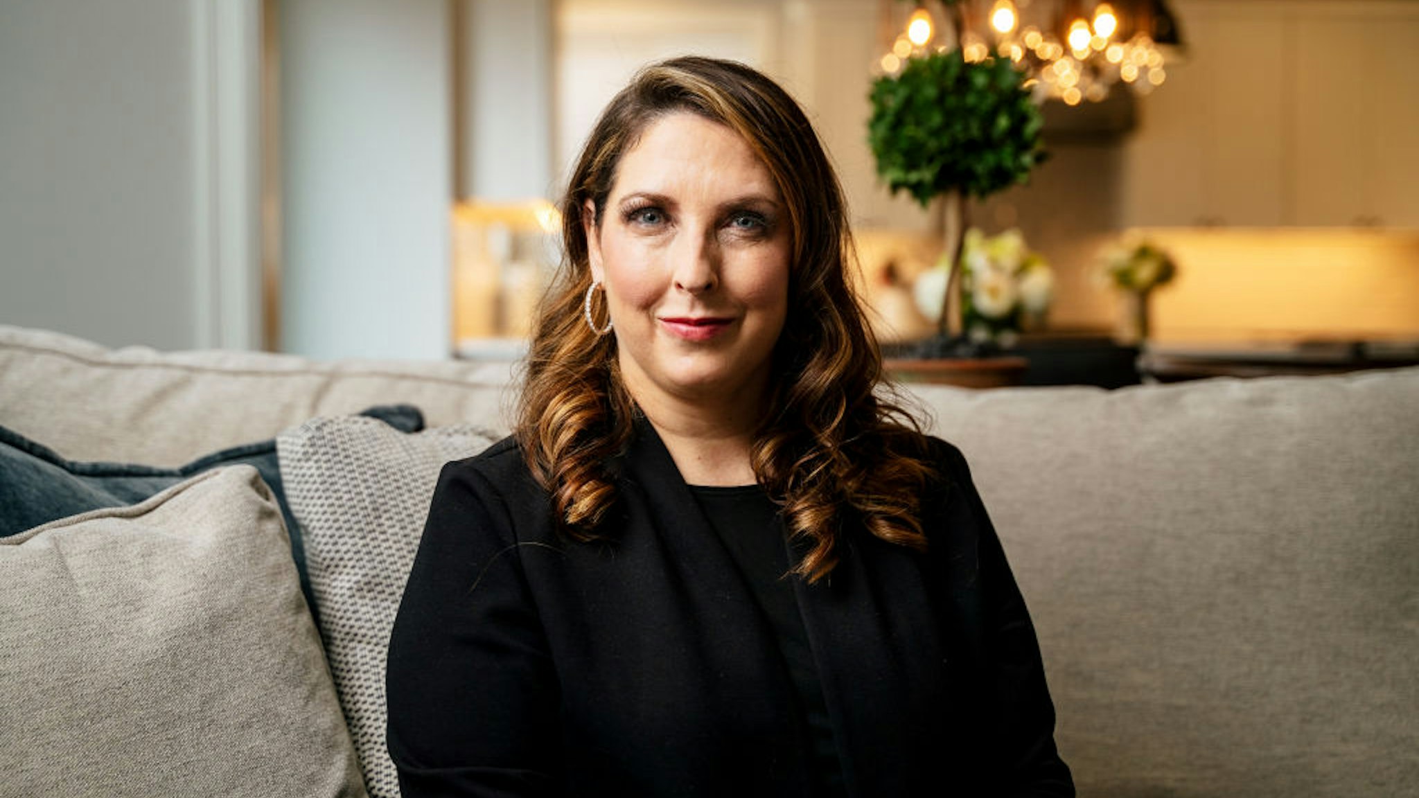 Unspecified, MI - January 16, 2021: Ronna McDaniel, Chair of the Republican National Committee, photographed in her Michigan home. (Photo by Nick Hagen for The Washington Post via Getty Images)