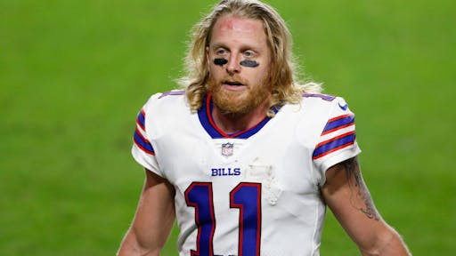 Buffalo Bills v San Francisco 49ers GLENDALE, ARIZONA - DECEMBER 07: Wide receiver Cole Beasley #11 of the Buffalo Bills during the NFL football game against the San Francisco 49ers at State Farm Stadium on December 07, 2020 in Glendale, Arizona. (Photo by Ralph Freso/Getty Images)