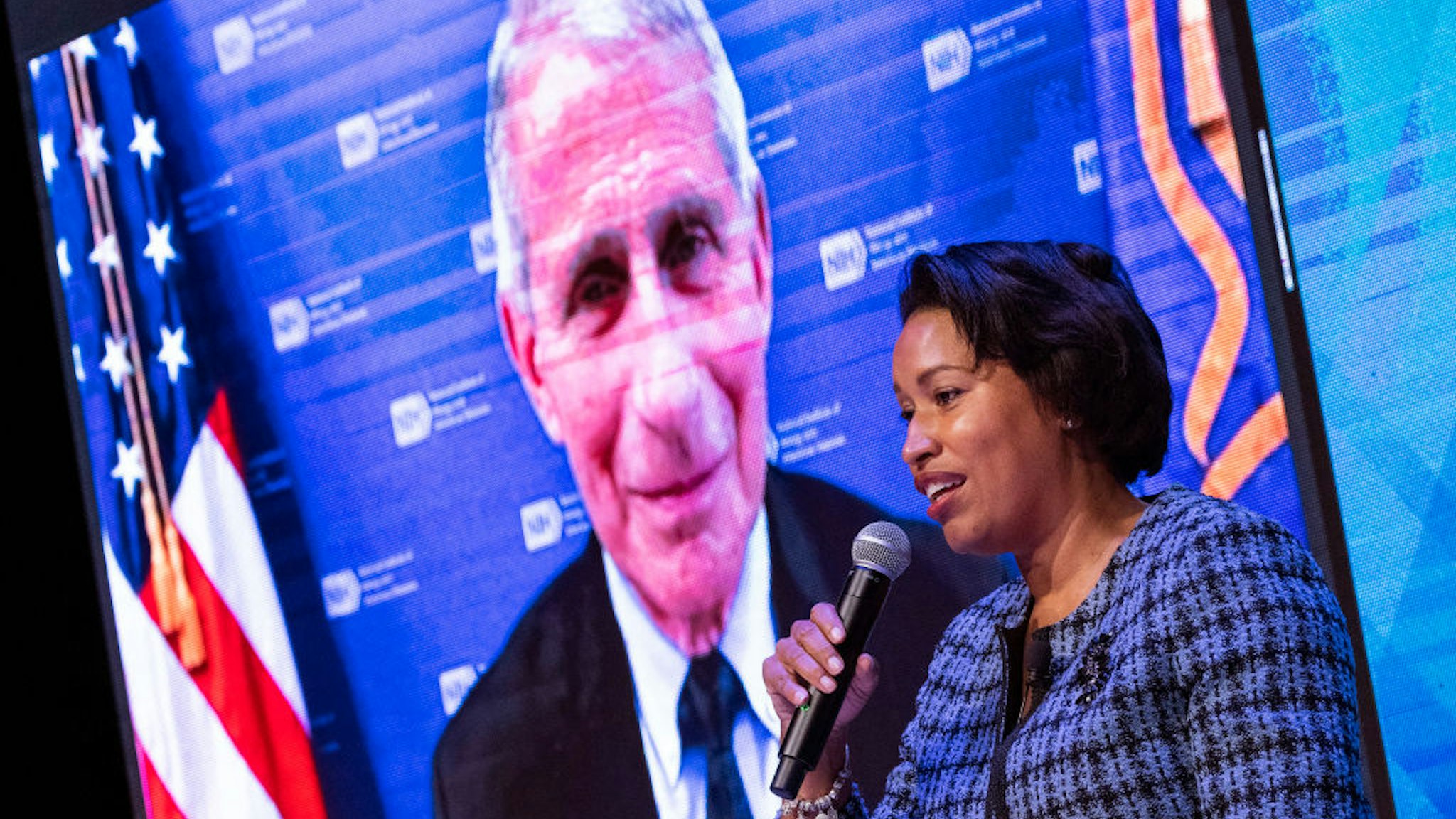Dr. Anthony Fauci Holds Discussion With DC Mayor And DC Health Officials