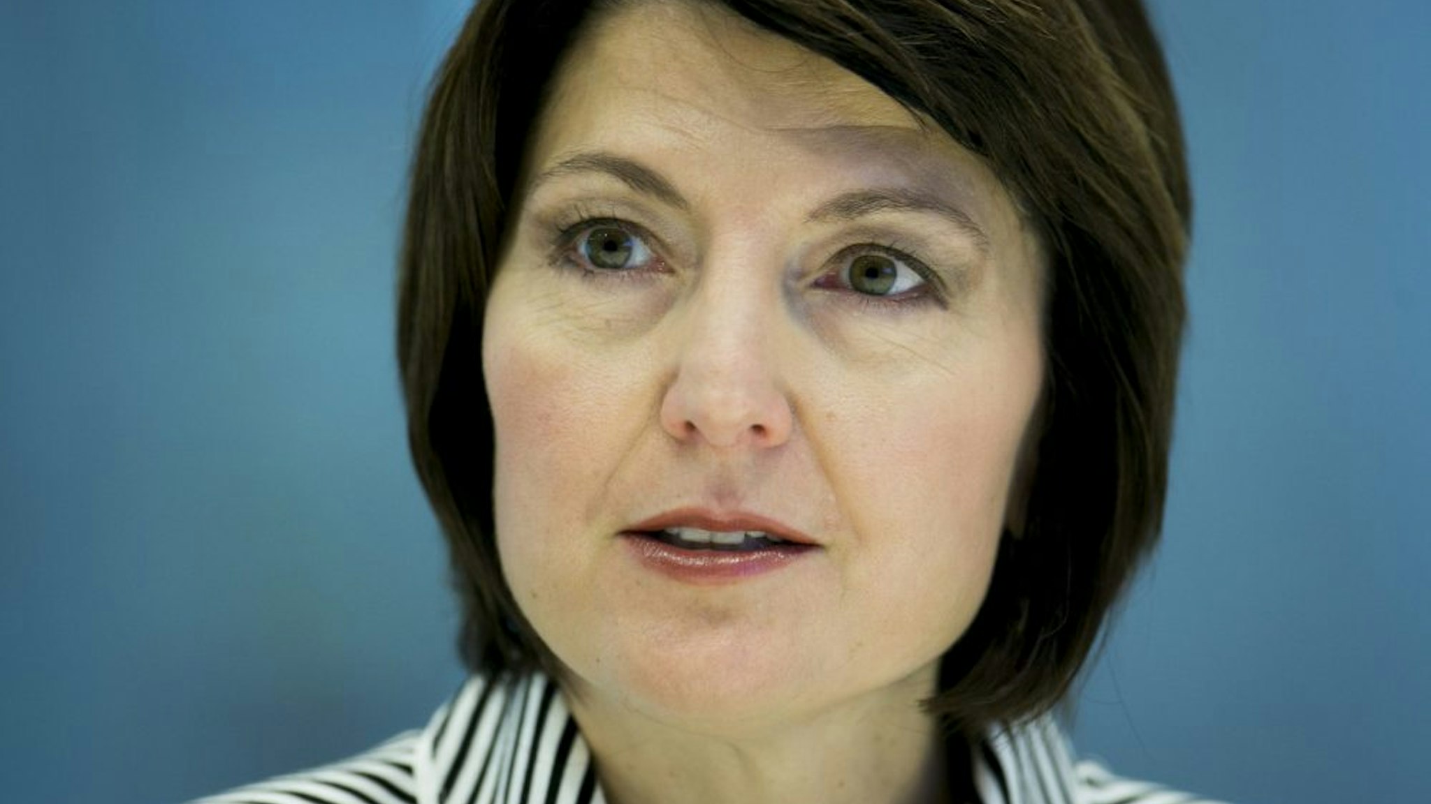 Representative Cathy McMorris Rodgers, a Republican from Washington, speaks during an interview in New York, U.S., on Friday, March 28, 2014. President Obama "doesn't have the flexibility" in health-care law to change deadlines, McMorris Rodgers said.