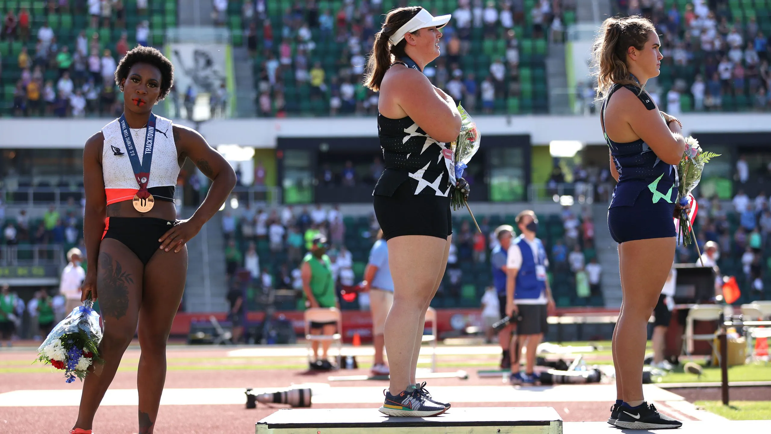 Gwen Berry Makes False Claims About The National Anthem While Complaining It’s ‘Disrespectful’