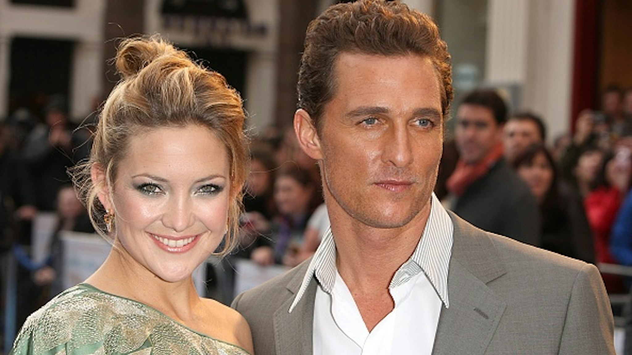 Matthew McConaughey and Kate Hudson arrive for the European Film Premiere of Fool's Gold at the Odeon Leicester Square, London, WC2.