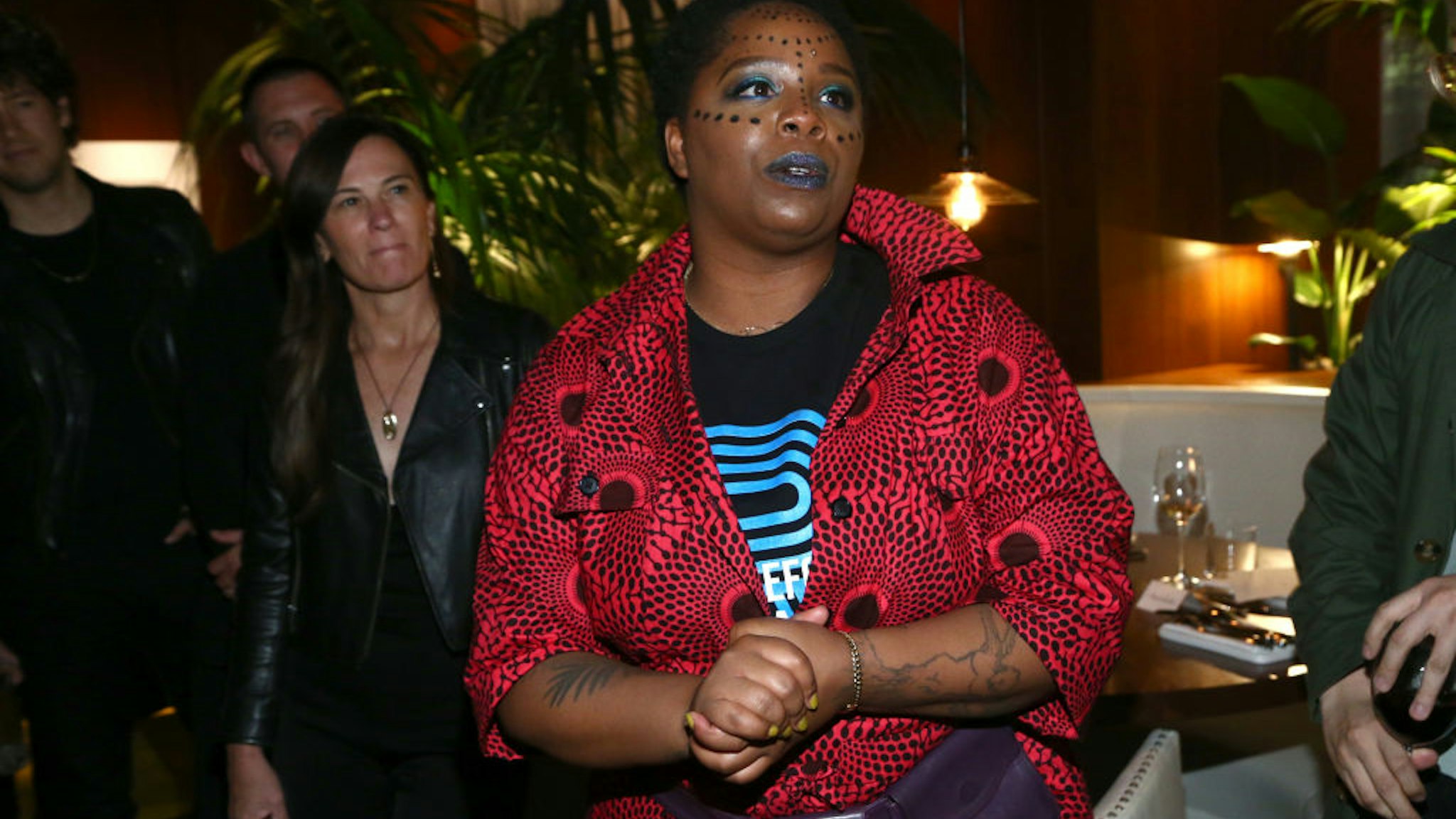 WEST HOLLYWOOD, CALIFORNIA - FEBRUARY 13: Patrisse Cullors attends the Frieze Project Artist Patrisse Cullors x Summit x Cultured Magazine Dinner at The West Hollywood EDITION on February 13, 2020 in West Hollywood, California.