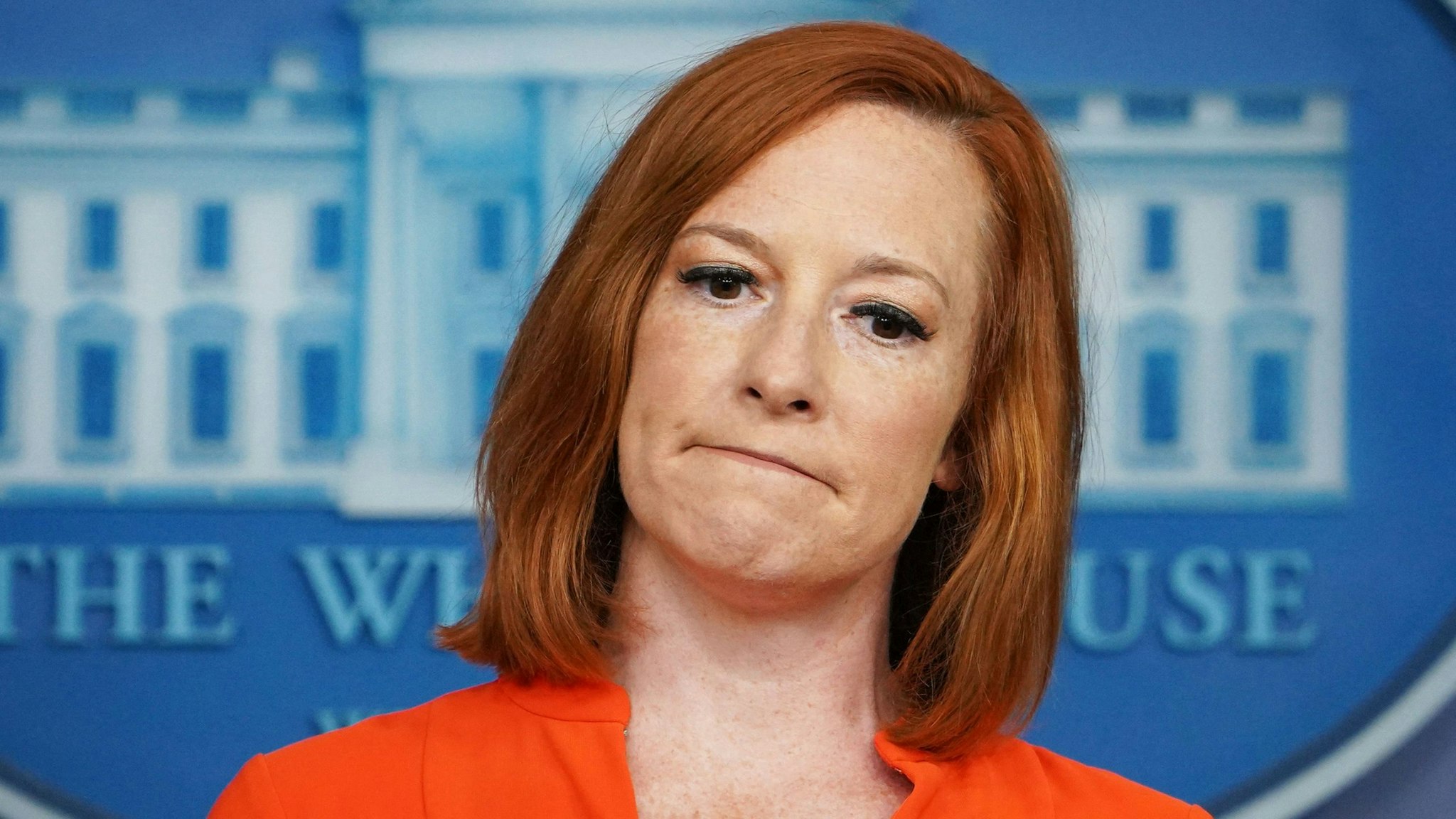 White House Press Secretary Jen Psaki speaks during the daily briefing in the Brady Briefing Room of the White House in Washington, DC on June 21, 2021.