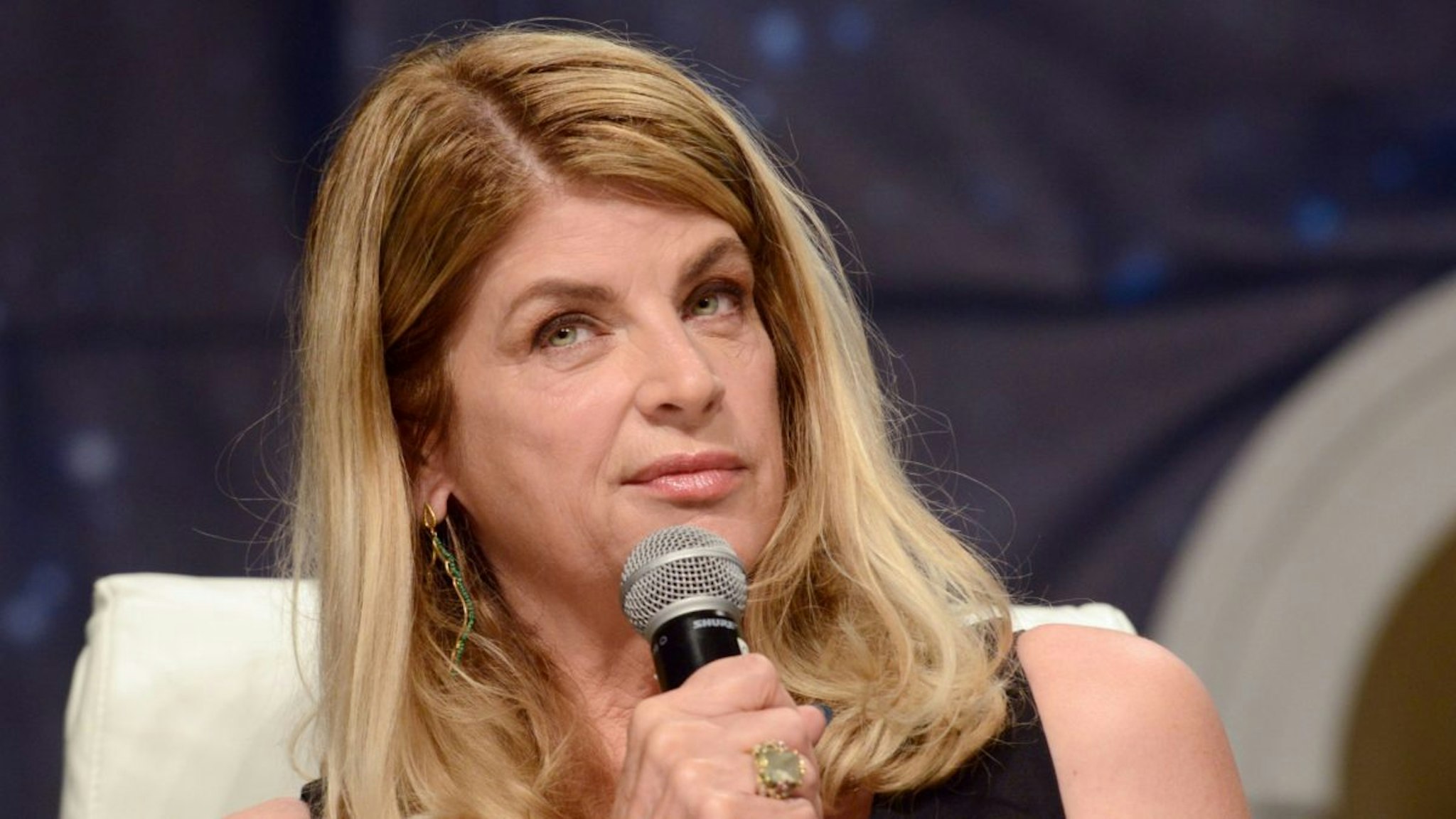Actress Kirstie Alley on day 3 of Creation Entertainment's Official Star Trek 50th Anniversary Convention held at The Rio Hotel & Casino on August 5, 2016 in Las Vegas, Nevada.