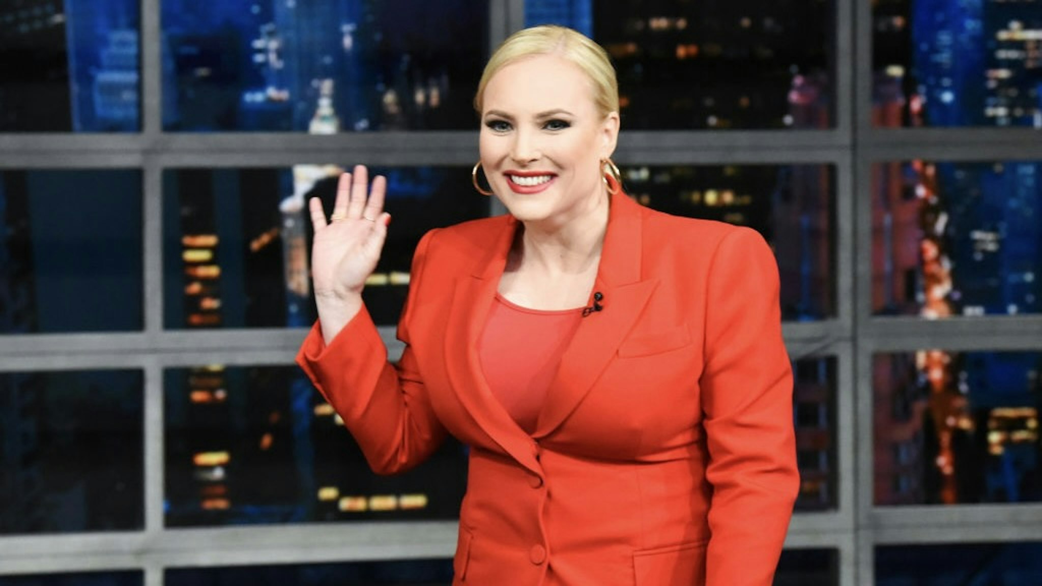 The Late Show with Stephen Colbert... NEW YORK - FEBRUARY 1: The Late Show with Stephen Colbert and guest Meghan McCain during Thursday's February 1, 2018 show. (Photo by Scott Kowalchyk/CBS via Getty Images) CBS Photo Archive / Contributor via Getty Images