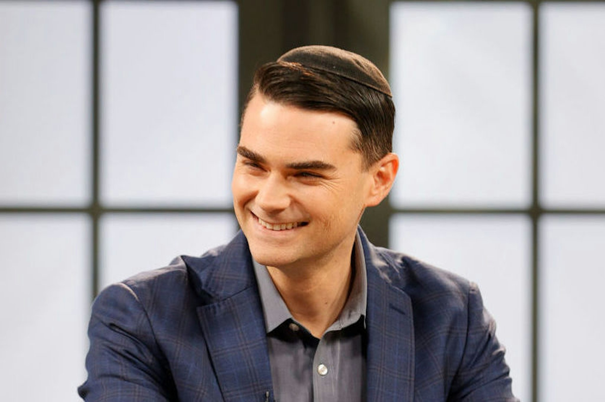 NASHVILLE, TENNESSEE - MARCH 17: American commentator Ben Shapiro is seen on set during a taping of "Candace" on March 17, 2021 in Nashville, Tennessee. The show will air on Friday, March 19, 2021. (Jason Kempin/Getty Images)
