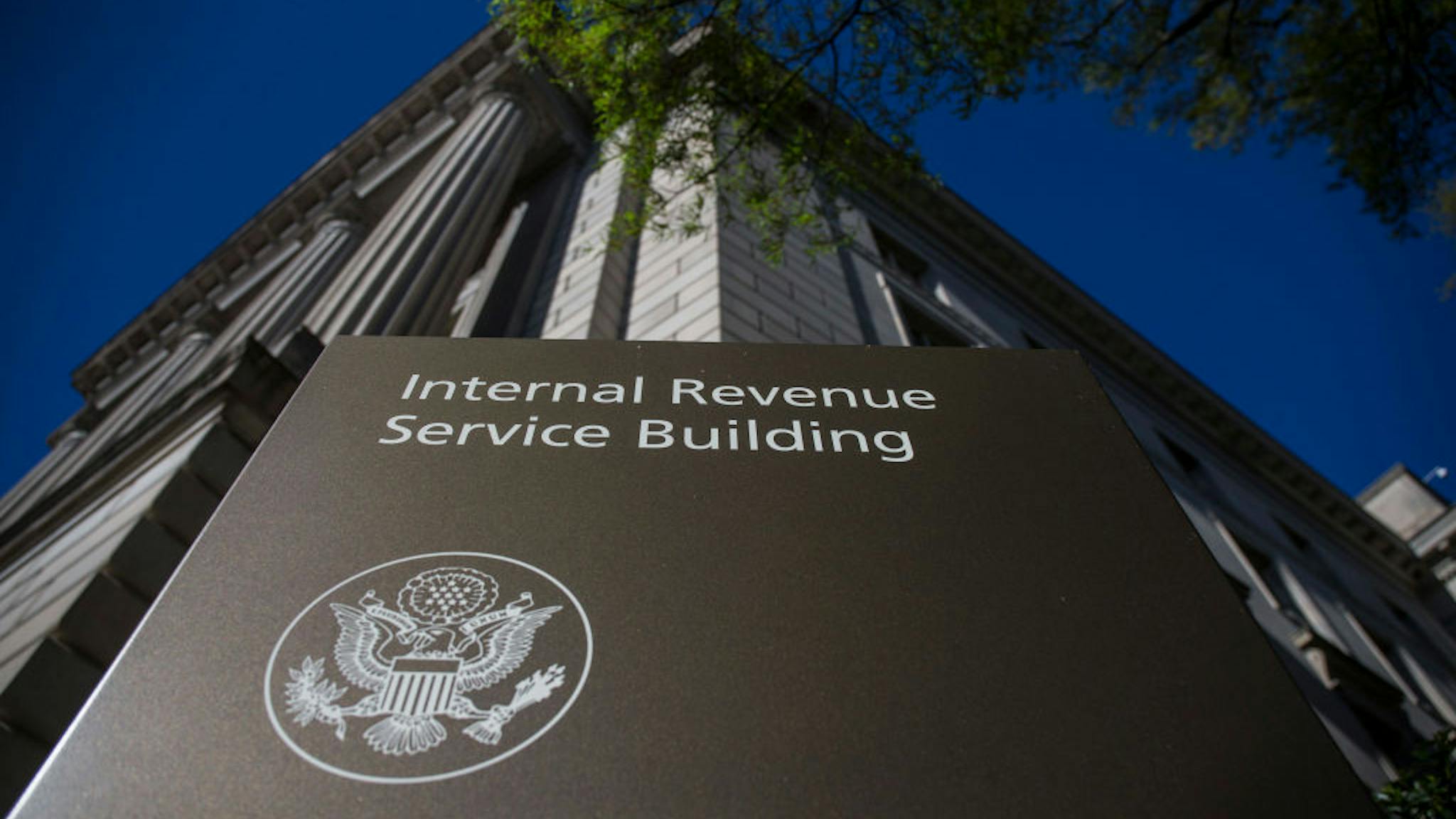 IRS The Internal Revenue Service (IRS) building stands on April 15, 2019 in Washington, DC. April 15 is the deadline in the United States for residents to file their income tax returns