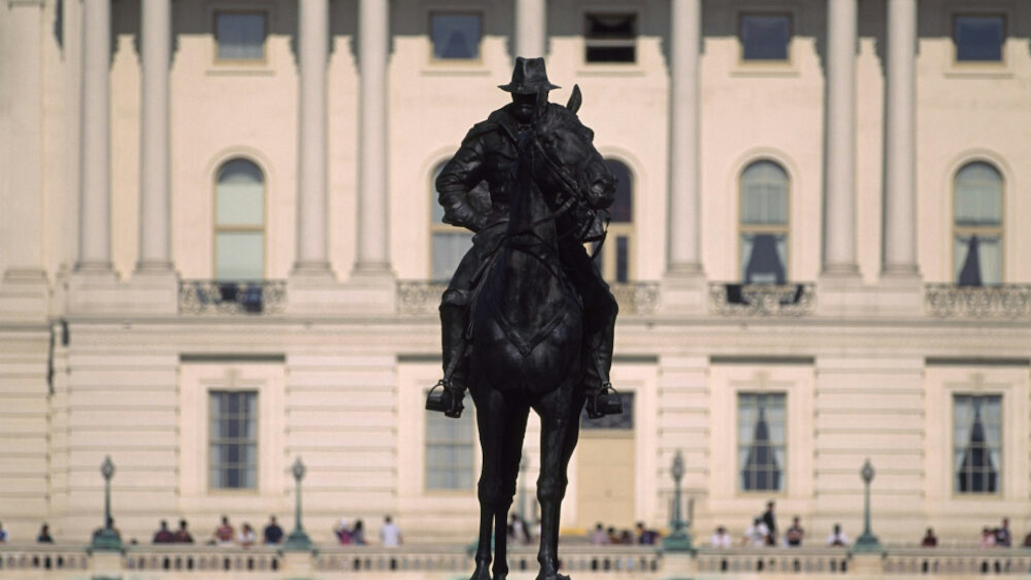 Ulysses S. Grant in front of U.S. Capitol