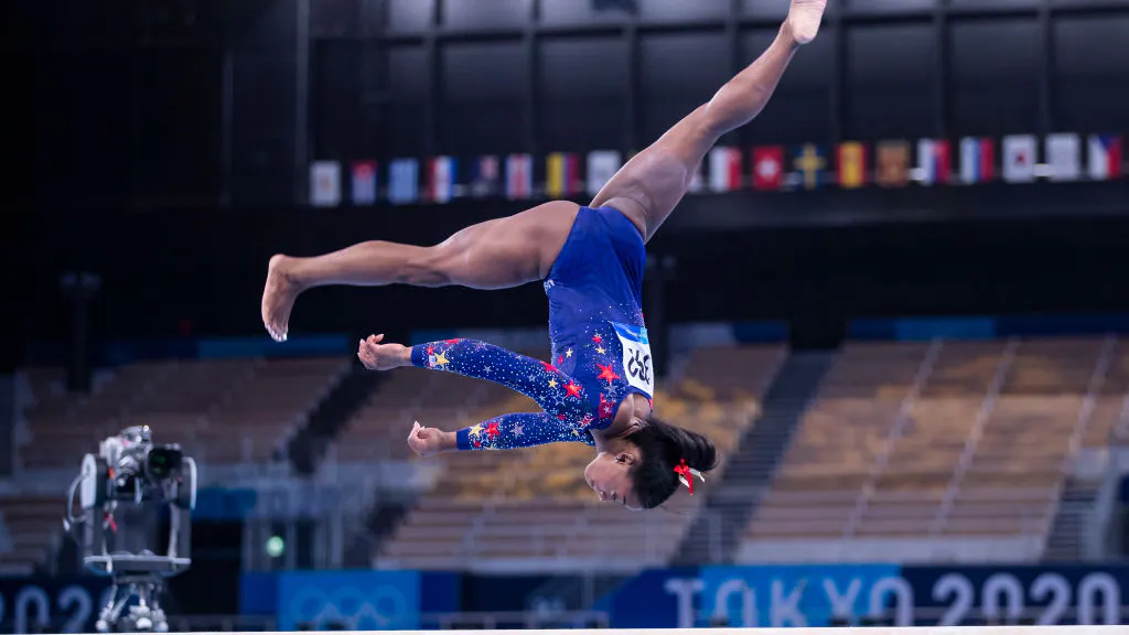 ‘For Anyone Saying I Quit’: Simone Biles Posts Videos Of Crashing To Mat