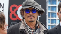 Johnny Depp Johnny Depp poses after the press conference to present the film 'The Minamata Photographer' at the fifth edition of the BCN Film Fest, on April 16, 2021, in Barcelona, Catalonia (Spain).