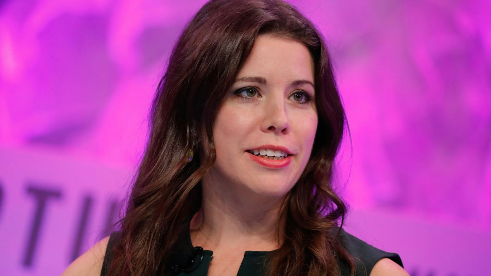 CNN Political Commentator Mary Katharine Ham speaks onstage at the Fortune Most Powerful Women Summit - Day 3 on October 11, 2017 in Washington, DC.