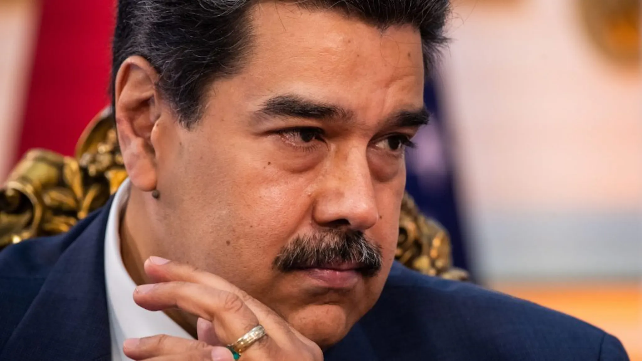 Venezuela’s Maduro Pleads For Foreign Capital, Biden Deal Nicolas Maduro, Venezuela's president, during a Bloomberg Television interview in Caracas, Venezuela, on Monday, June 14, 2021. Venezuela, home to the world's largest oil reserves, is starved for capital and desperate to regain access to global debt and commodity markets after two decades of anti-capitalist transformation and four years of crippling U.S. sanctions.