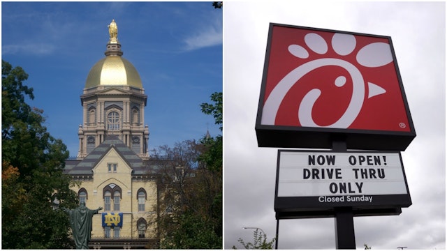 Notre Dame and Chick-fil-A