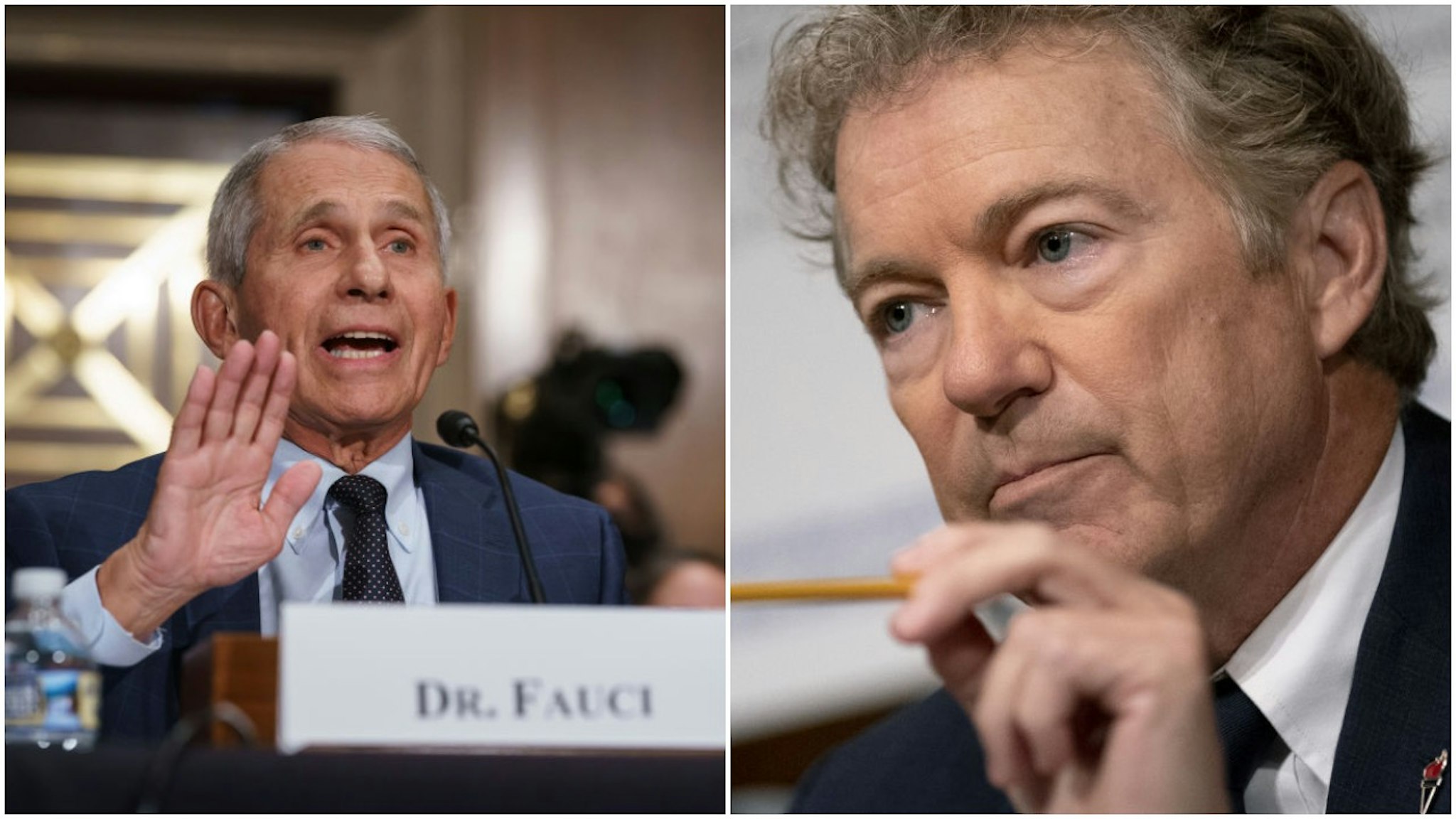 Anthony Fauci and Rand Paul