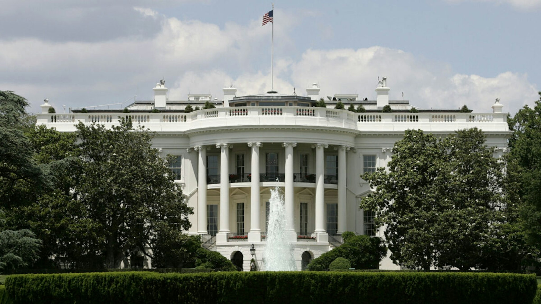 The exterior view of the south side of the White House is seen May 31, 2005 in Washington, DC.