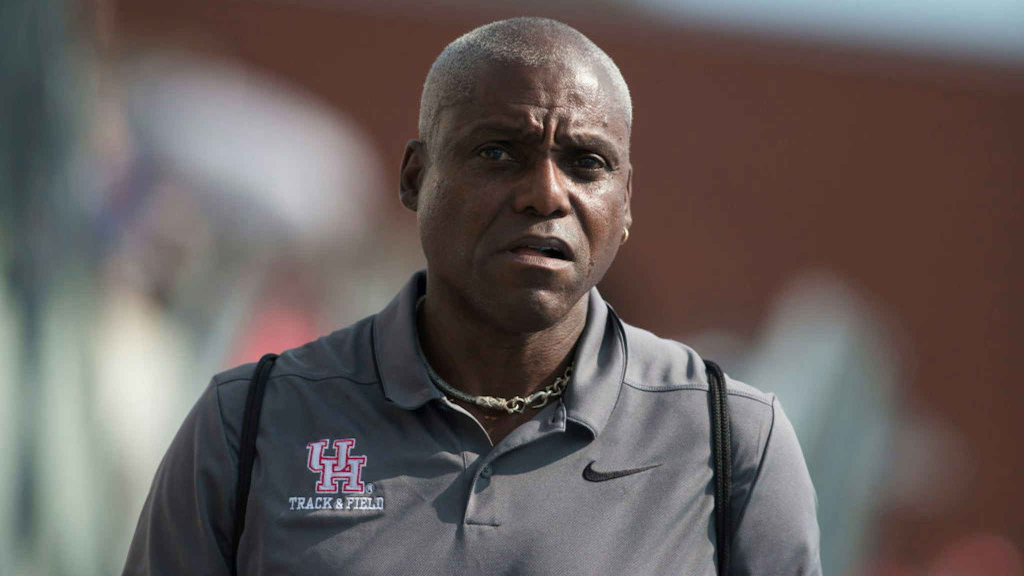TORONTO, ON - AUGUST 11: Olympic great and University of Houston coach Carl Lewis at the 2018 North America, Central America, and Caribbean Athletics Association (NACAC) Track and Field Championships on August 11, 2018 held at Varsity Stadium, Toronto, Canada. (Photo by Sean Burges / Icon Sportswire).