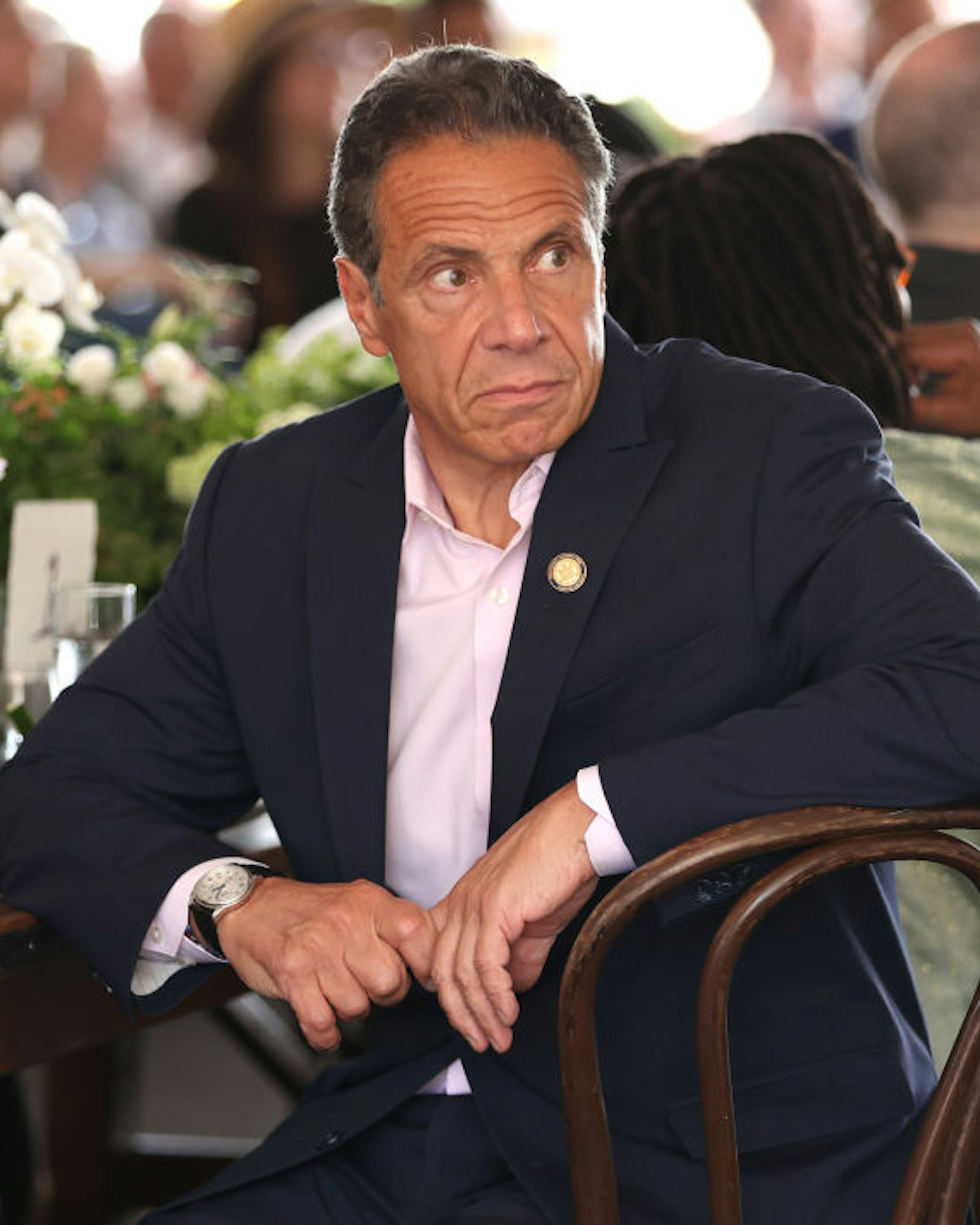 NEW YORK, NEW YORK - JUNE 09: Governor of New York Andrew Cuomo attends the Tribeca Festival Welcome Lunch during the 2021 Tribeca Festival at Pier 76 on June 09, 2021 in New York City. (Photo by Cindy Ord/Getty Images for Tribeca Festival)