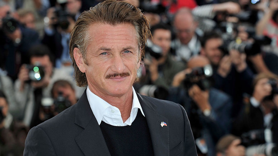 CANNES, FRANCE - MAY 18: Actor Sean Penn poses at the "Haiti Carnaval In Cannes" photocall during the 65th Annual Cannes Film Festival on May 18, 2012 in Cannes, France. (Photo by Gareth Cattermole/Getty Images)