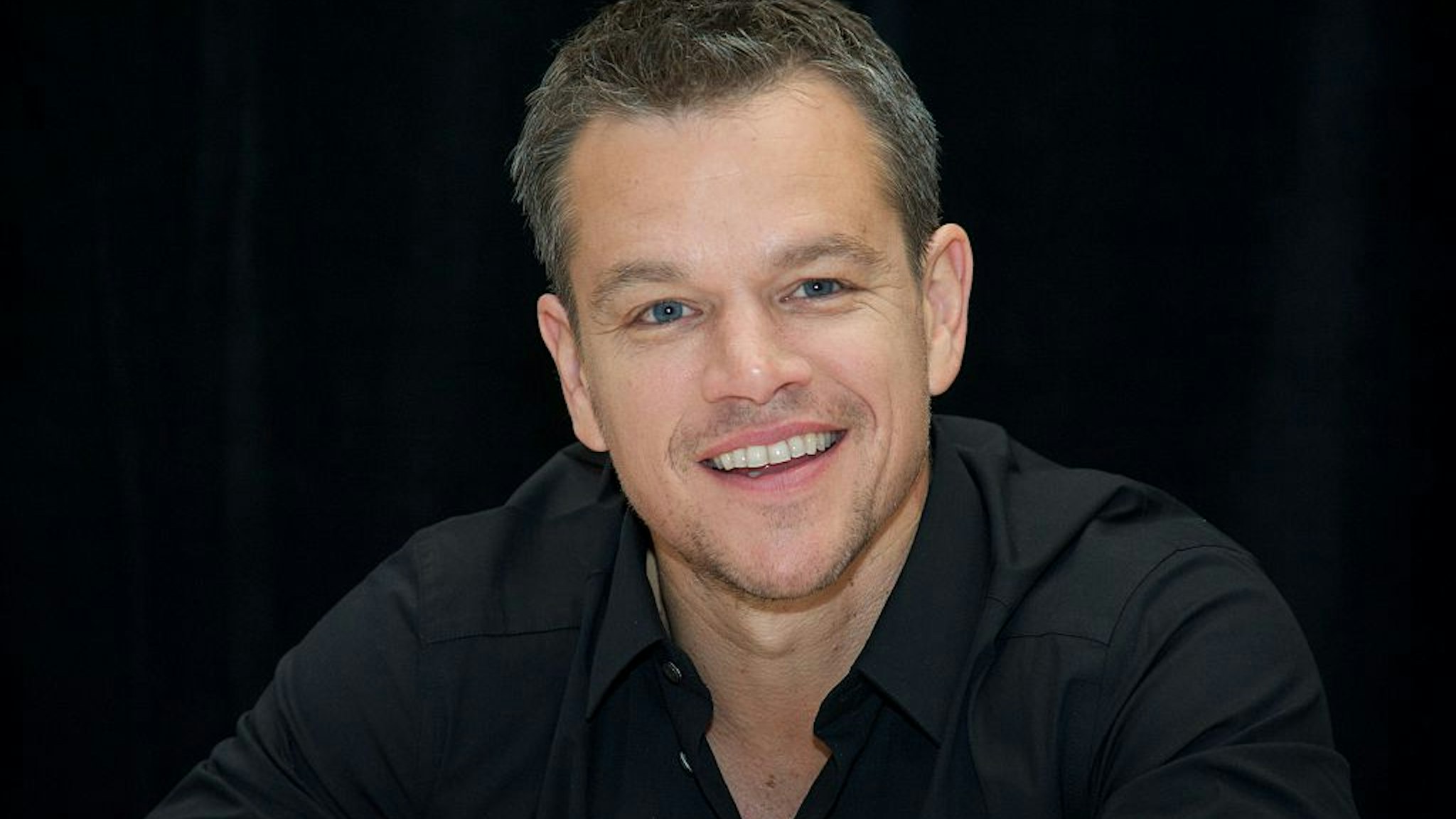 TORONTO, ON - SEPTEMBER 11: Matt Damon at "The Martian" Press Conference at the Ritz Carlton on September 11, 2015 in Toronto, Ontario. (Photo by Vera Anderson/WireImage)