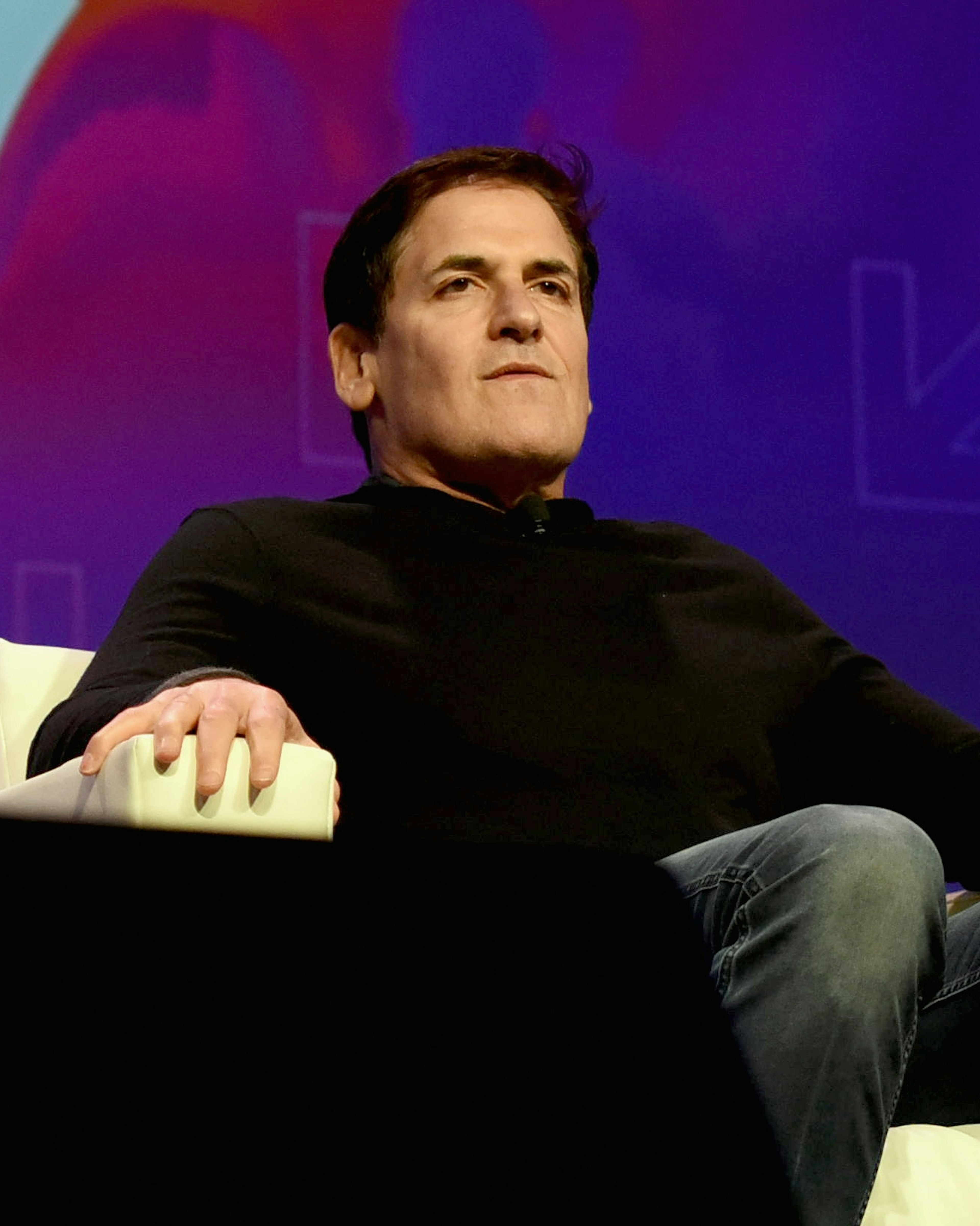AUSTIN, TX - MARCH 12: Businessman Mark Cuban speaks onstage at 'Mark Cuban &amp; Tech Execs: Is Govt Disrupting Disruption?' during 2017 SXSW Conference and Festivals at Austin Convention Center on March 12, 2017 in Austin, Texas. (Photo by JEALEX Photo/Getty Images for SXSW)