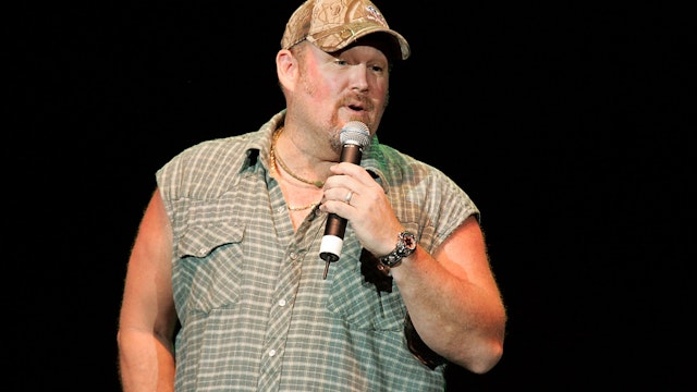 AUSTIN, TX - OCTOBER 30: Comedian Larry The Cable Guy performs at The Frank Erwin Center on October 30, 2009 in Austin, Texas. (Photo by Gary Miller/FilmMagic)