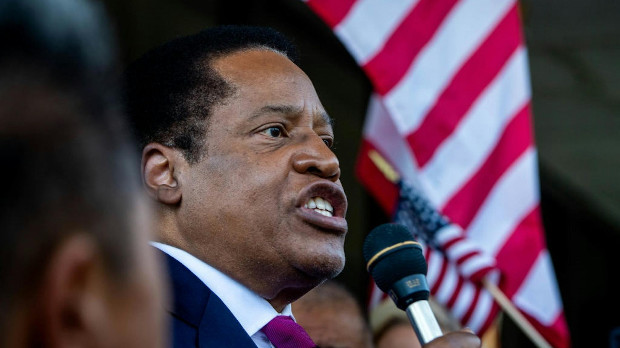 Larry Elder After Attack From White Woman In Gorilla Mask: ‘If I Were A