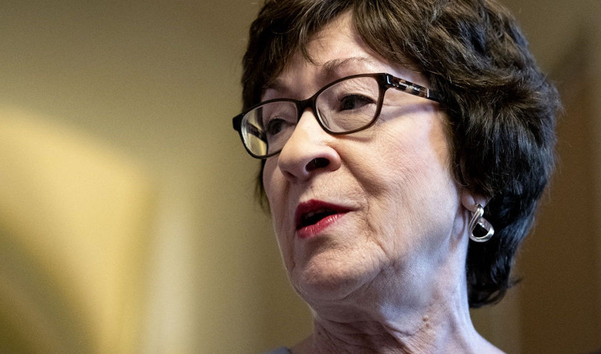 Susan Collins Rips Nancy Pelosi's 'Partisan Committee' Investigating January 6 Riot