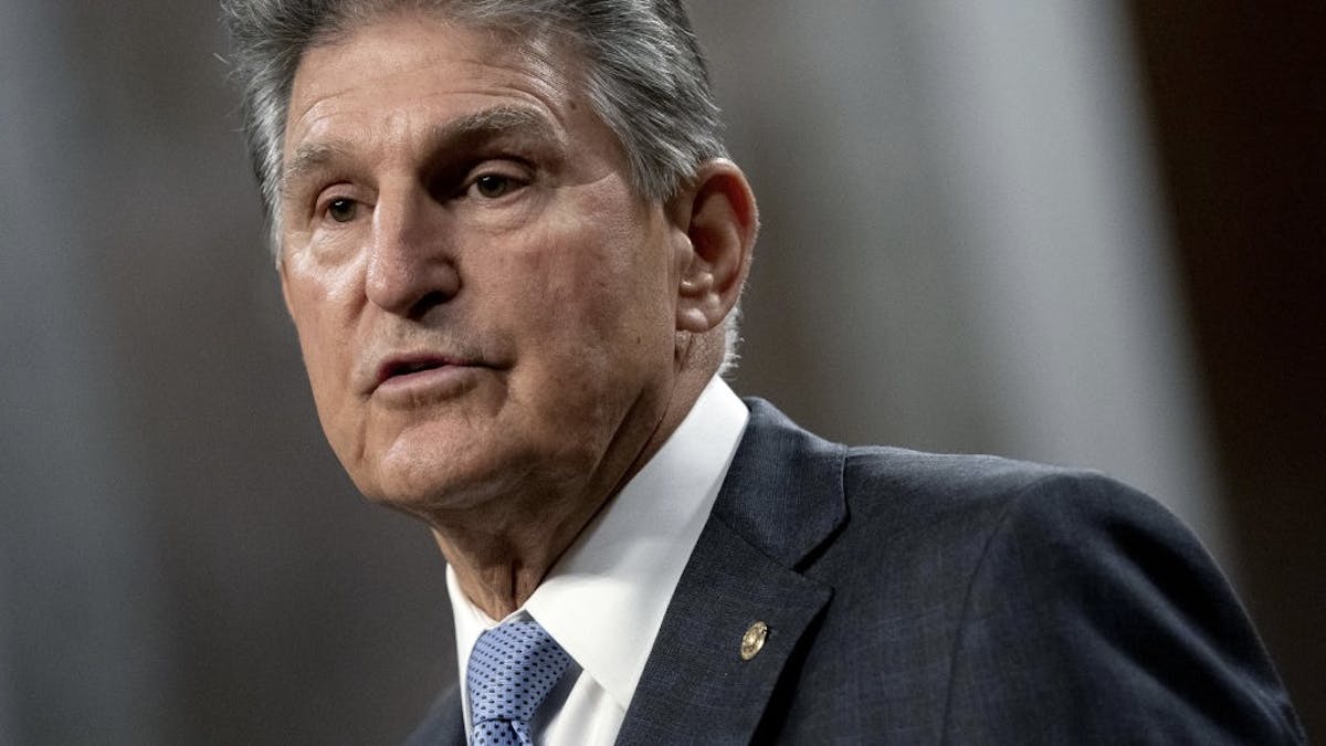 Learn to Read -Sen. Manchin: No the "inflation act" won't reduce inflation 1 image