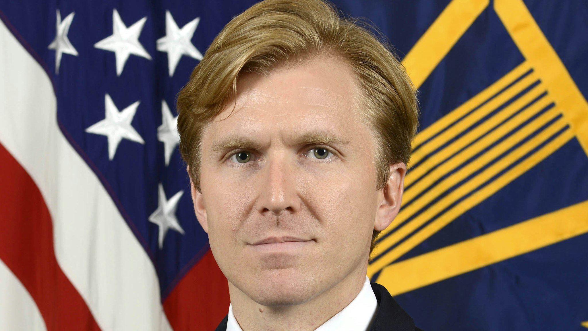 Elbridge Colby, Deputy Assistant Secretary of Defense, Strategy and Force Development, Department of Defense, poses for his official portrait in the Army portrait studio at the Pentagon in Arlington, Virginia, June 22, 2017.